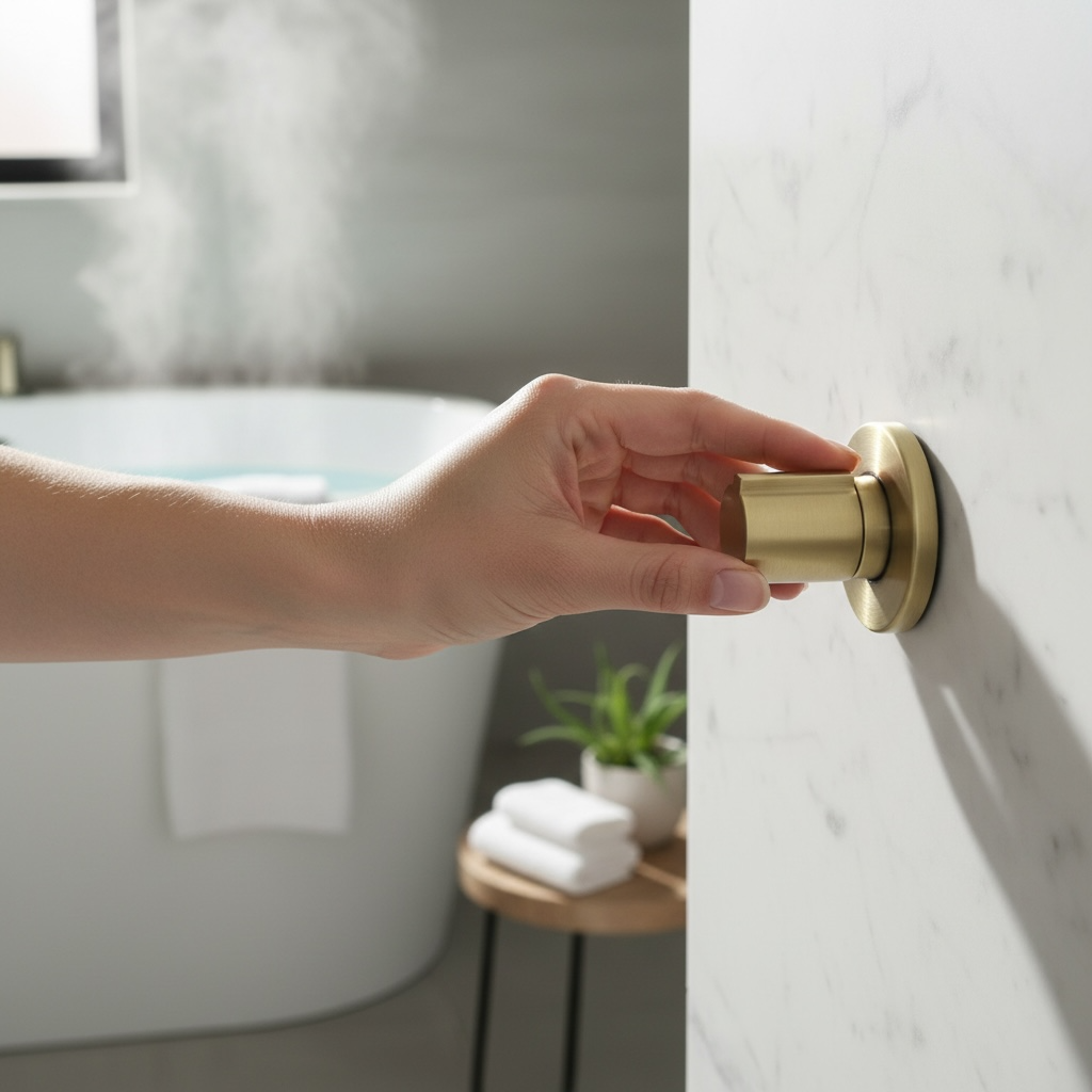 Mat Gold Ankastre Stop Walf Fırçalanmış Altın Ankastre Taharet Musluğu Vitra Marka Uyumludur