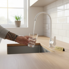 Mat Beyaz Arıtma Musluğu Tekli Arıtıcı Musluk Beyaz Arıtma Armatürü