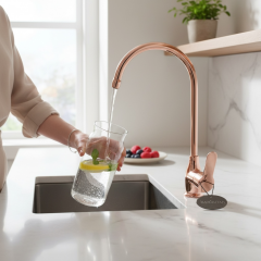 Bronz Arıtma Musluğu Bakır Arıtma Bataryası Pirinç Malzeme 5 Yıl Garantili Tekli Arıtma Musluğu