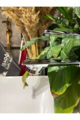 Lavabo Bataryası Silver Gümüş Mito Design Lavabo Bataryası