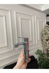 Lavabo Bataryası Silver Gümüş Mito Design Lavabo Bataryası