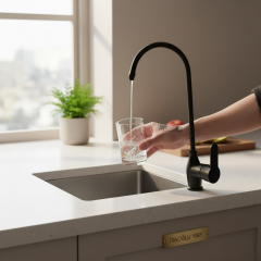 Siyah Arıtma Musluğu Mat Siyah Tekli Arıtma Bataryası Pirinç Materyal Mat Siyah Arıcıtı Musluk