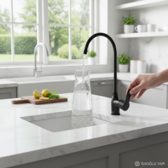 Siyah Arıtma Musluğu Mat Siyah Tekli Arıtma Bataryası Pirinç Materyal Mat Siyah Arıcıtı Musluk