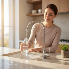 Arıtma Musluğu İnox Tekli Arıtıcı Batarya Mat Krom Leke Kireç Tutmaz Arıtma Armatürü